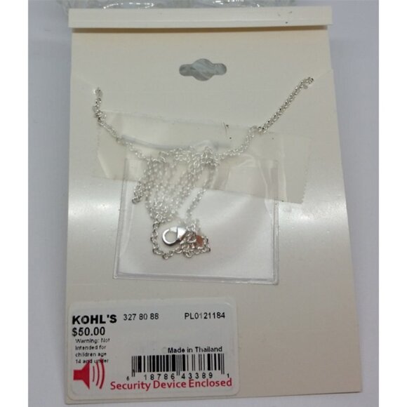 Nwt Silver plated Cat lovers necklace pendant - Picture 2 of 2